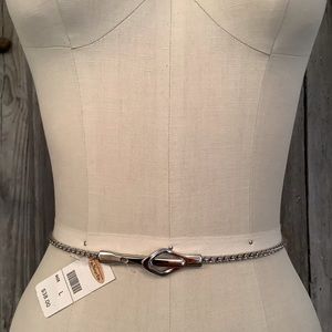 Women’s Talbots Silver-tone Belt NWT L